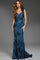 Prom Dresses Long Fitted Floral Formal Prom Dress Slate
