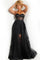 Prom Dresses Long Pleated Formal A Line Corset Prom Dress Black