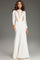 Formal Dresses Long Sleeve Formal Mermaid Evening Dress Ivory