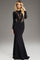 Formal Dresses Long Sleeve Formal Mermaid Evening Dress Black