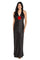 Prom Dresses Fitted Long Formal Evening Dress Black/Red