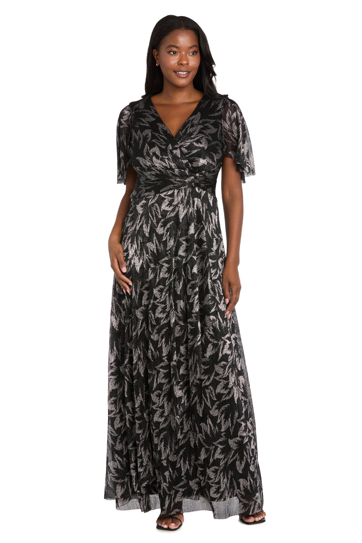 R&M Richards 3779 Printed Formal Long Mother of the Bride Dress – The Dress Outlet