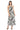Formal Dresses Long Formal Floral Printed Dress Black/White