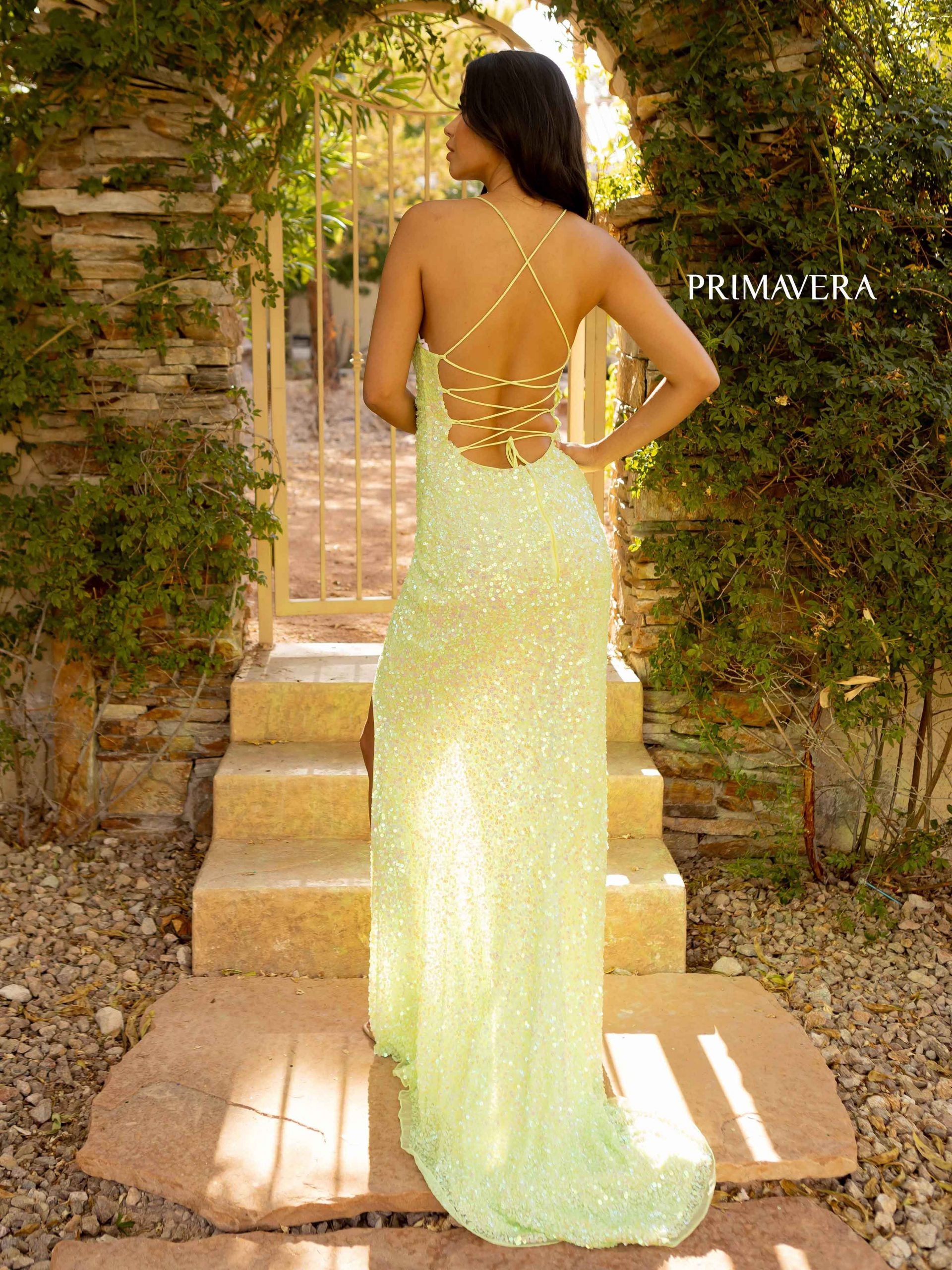 Primavera Couture 3791 Prom Long Formal Sequin Dress