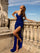 Prom Dresses Long Fitted Formal Sequin Prom Gown Royal Blue 