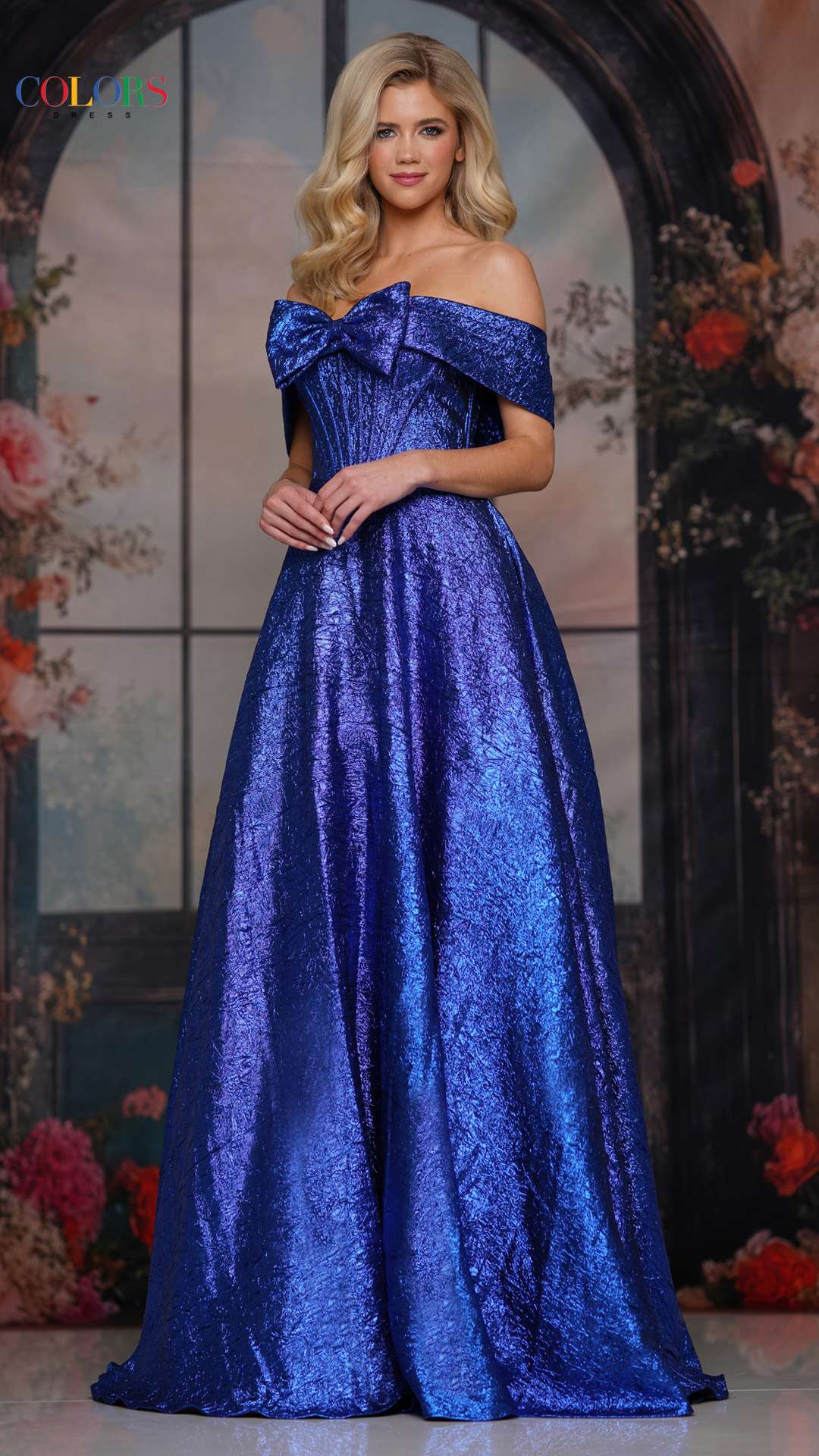 Prom Dresses Glitter Beaded Long Formal Corset A Line Ball Gown Prom Dress Royal