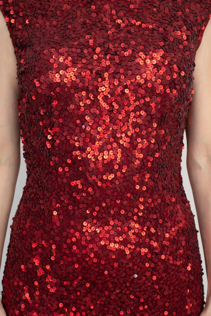 Primavera Couture 3796 Fitted Long Formal Bodycon Sequined Dress