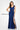 Formal Dresses Long Formal Beaded Slit Evening Dress Navy Blue