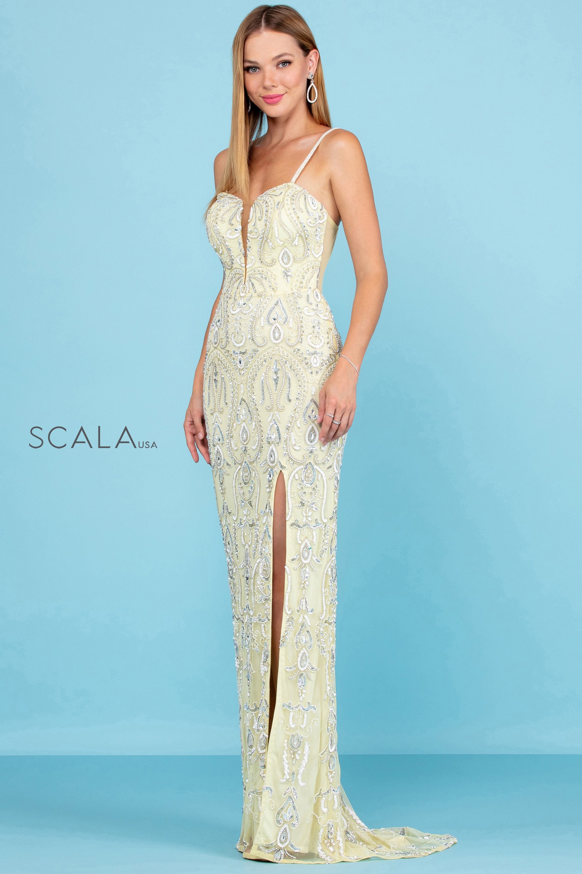 Prom Dresses Long Formal Sequin Beaded Prom Dress Banana