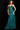 Prom Dresses Long Fitted Sequins Formal Corset Prom Dress Dark Green
