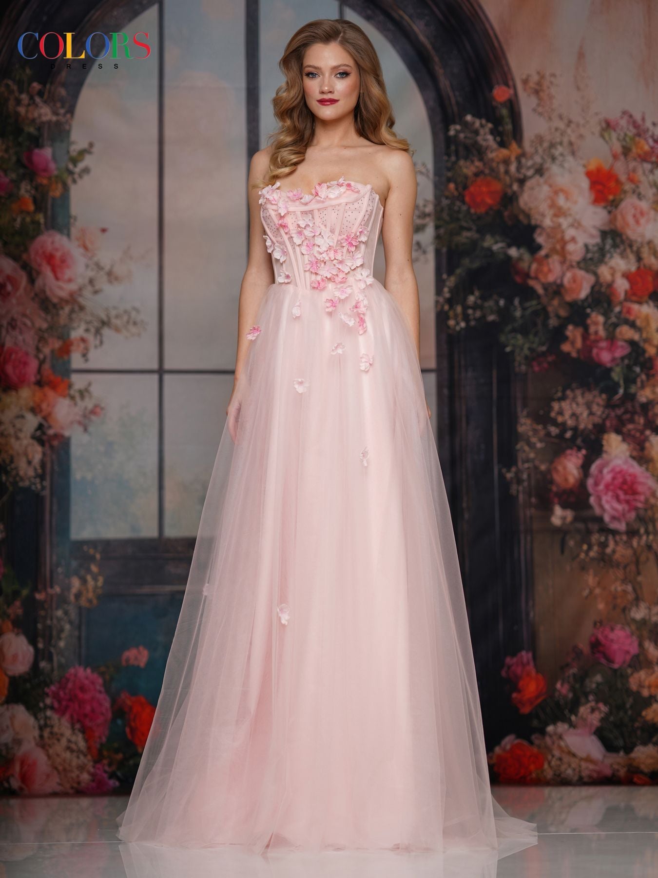 3d floral applique prom dress Off the Shoulder 3D Floral Appliques Prom Gown La Divine CC2164 Sparkly Gowns