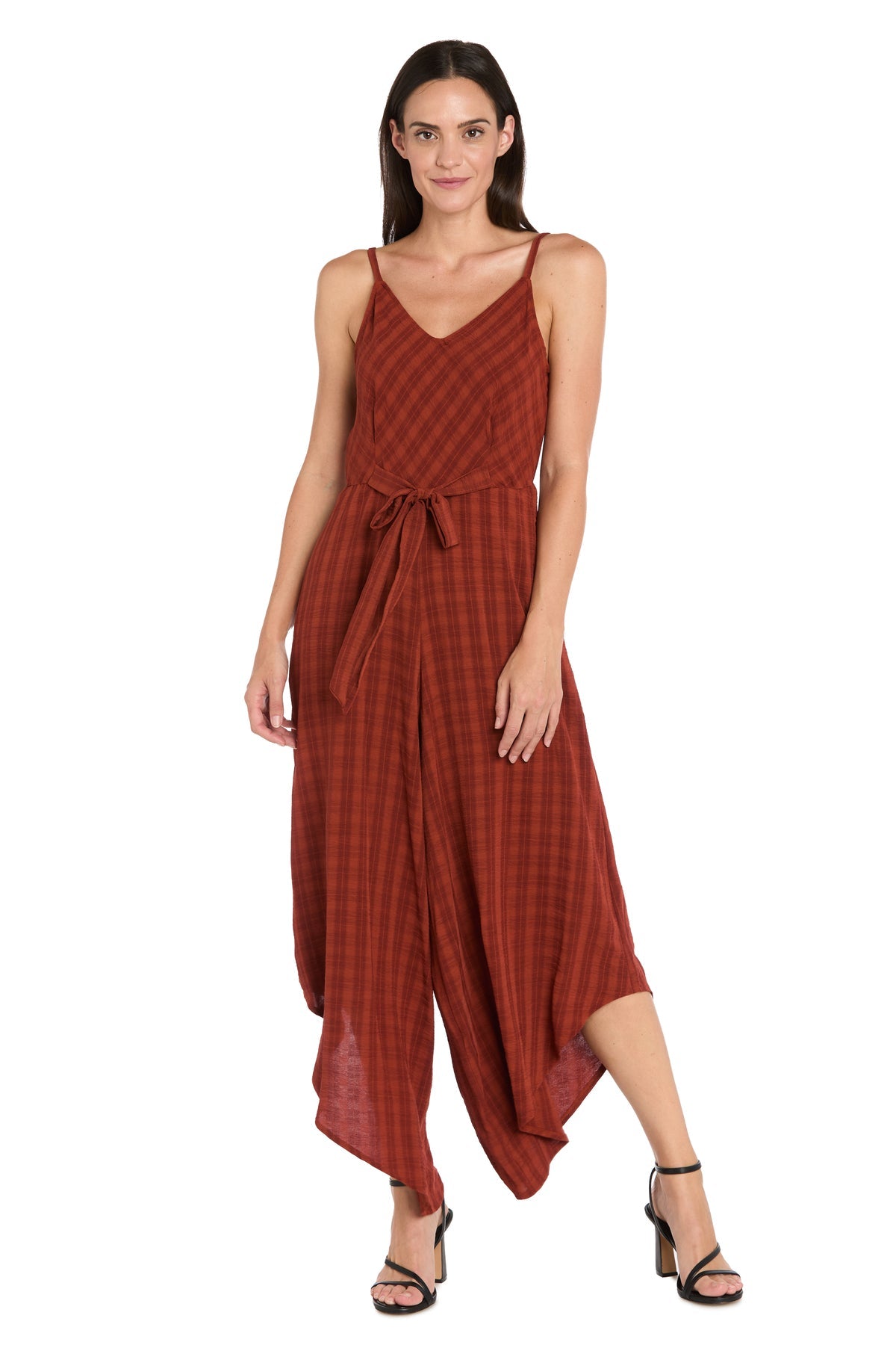 R&M Richards 3804 Midi Length Short Fitted Jumpsuit