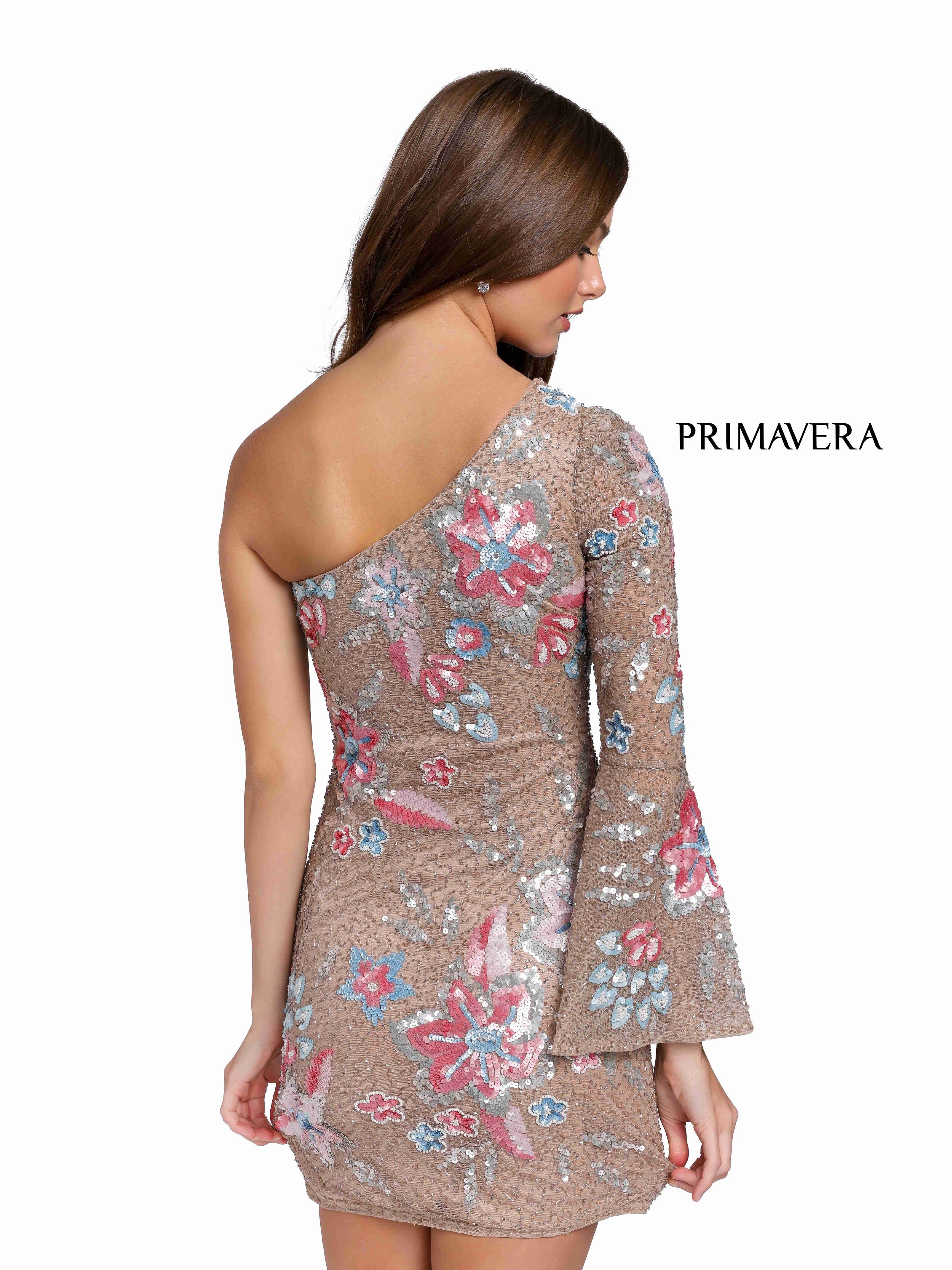 Black Multi Primavera Couture Sexy Prom Short Fitted Dress
