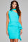 Cocktail Dresses Short Homecoming Fitted Cocktail Dress Turquoise