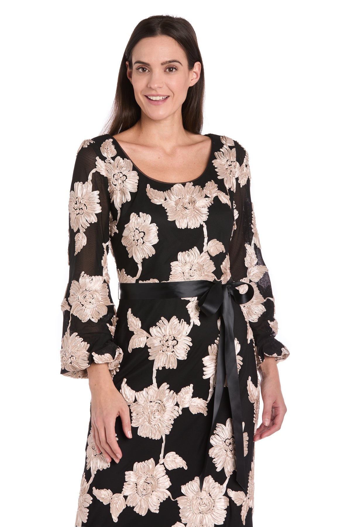 Mother of the Bride Dresses Formal Long Mother of the Bride Petite Dress Black/Champagne