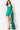 Cocktail Dresses Fitted Short Pleated High Slit Cocktail Dress Emerald