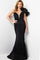 Prom Dresses Long Mermaid Pleated Formal Prom Dress Black