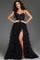 Prom Dresses Beaded Ball Gown Long Formal Corset Prom Dress Black