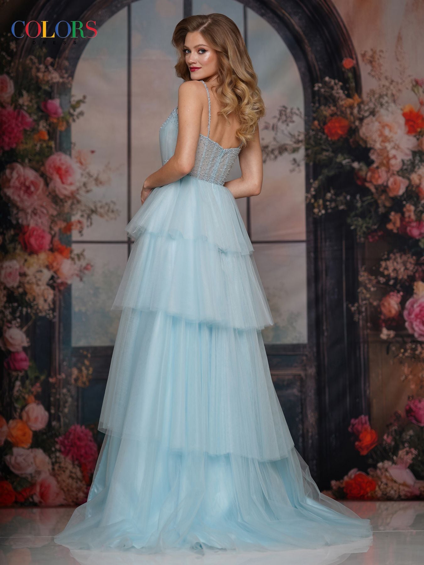Prom Dresses A Line Beaded Long Formal Prom Dress Blue