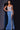 Prom Dresses Long Floral Denim Gown Formal Prom Dress Off White/Denim