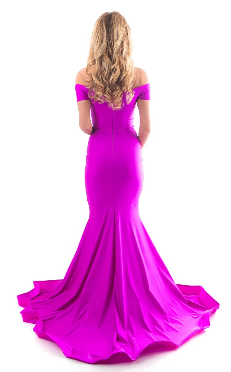 Jessica Angel 383 Long Mermaid Formal Fitted Evening Prom Dress