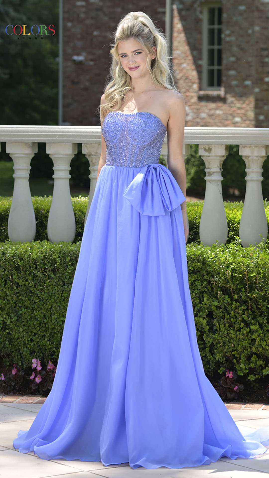Prom Dresses Ball Gown Formal Long Prom Dress Periwinkle