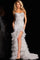 Prom Dresses Fitted Long Prom Formal Dress Silver