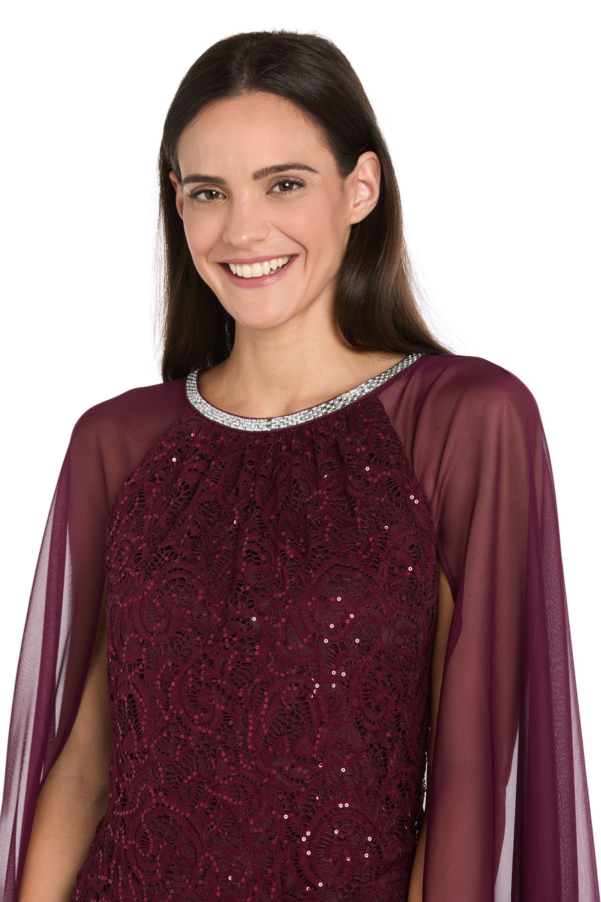 R&M Richards 3864 Short Lace Homecoming Cocktail Dress
