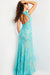 Formal Dresses High Slit Long Prom Formal Dress Turquoise