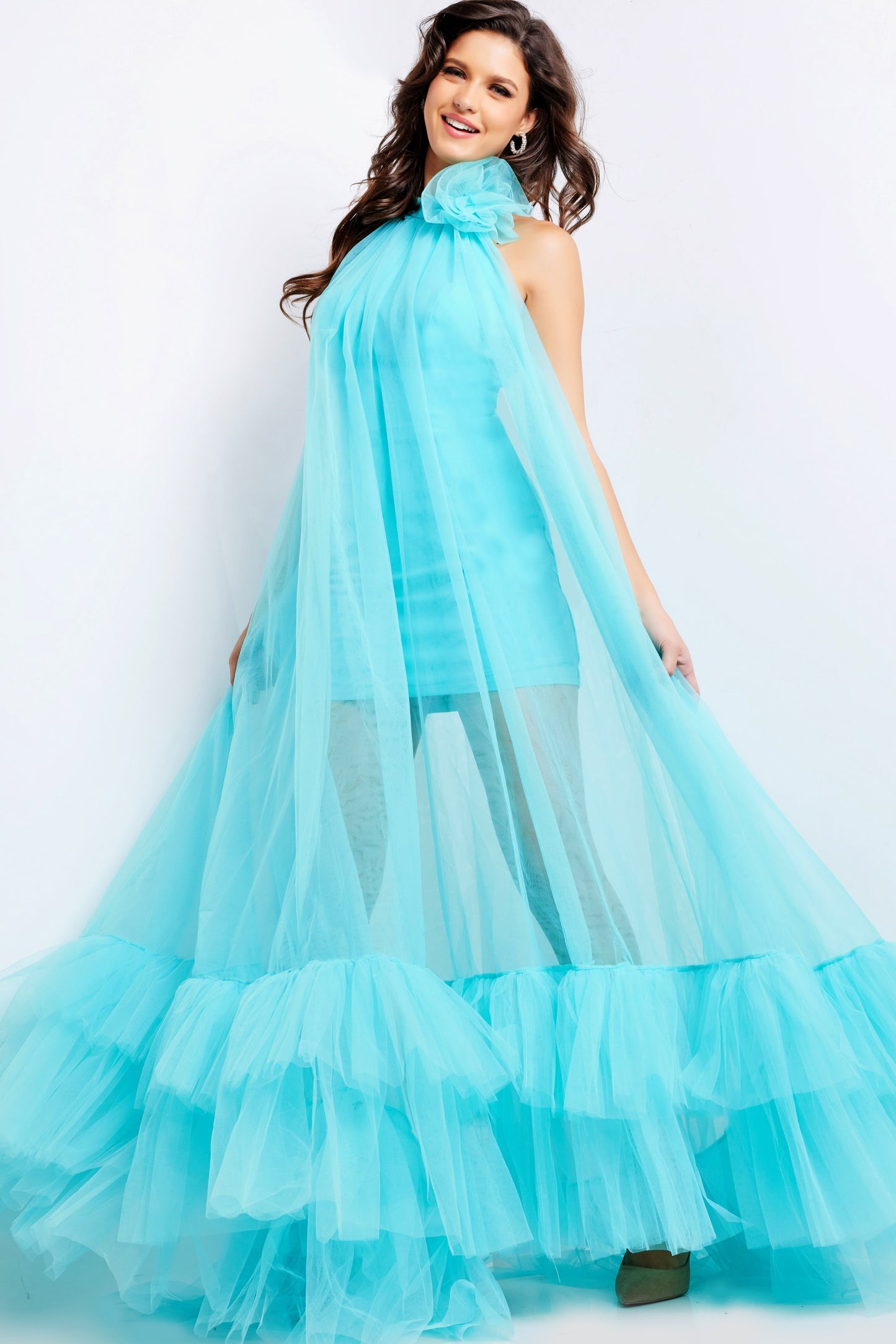 Formal Dresses Tulle Long Maxi Formal Dress Turquoise