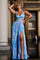 Formal Dresses Sleeveless Long Formal Dress Blue