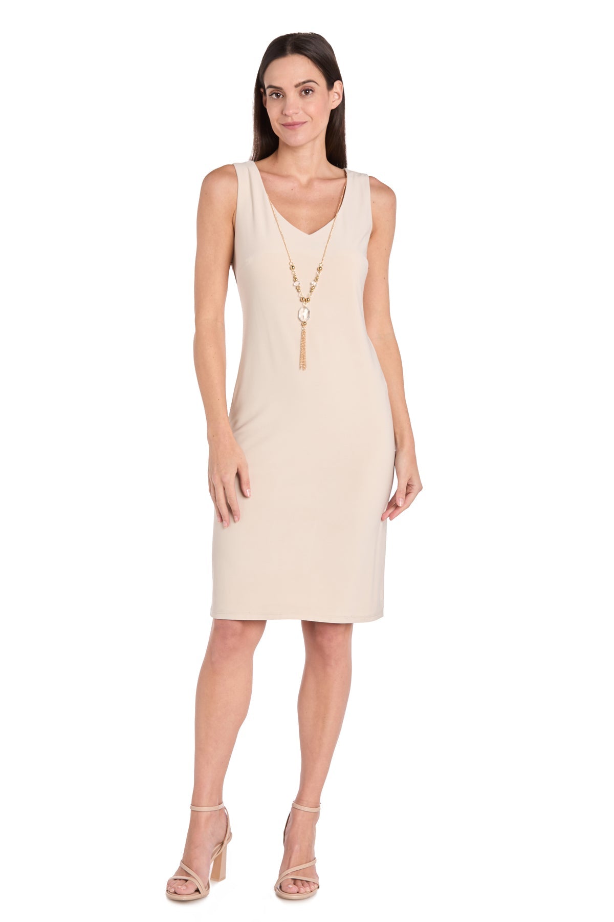 Cocktail Dresses Short Print Mini Cocktail Dress R&M Richards 3872 Champagne/Rose