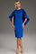 Cocktail Dresses Short Flutter Sleeve Cocktail Dress Royal