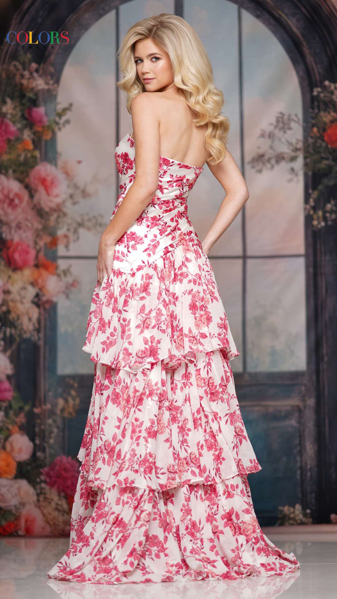 Prom Dresses Long Formal Ruffle Mermaid Prom Dress Red