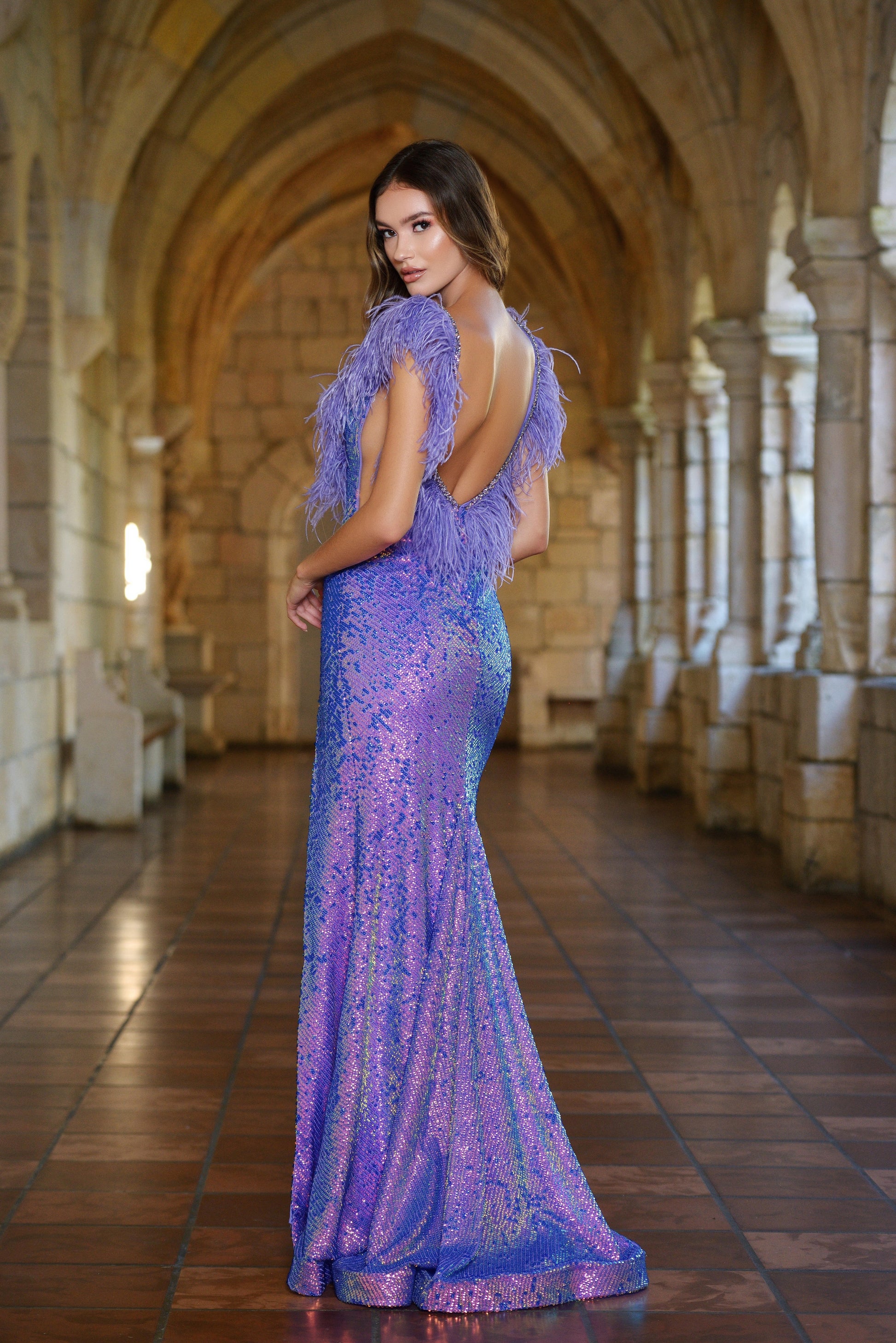 Ava Presley 38896 Formal Sequin Prom Long Mermaid Dress