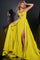 Prom Dresses Long Formal Slit Prom Ball Gown Lime