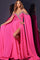 Prom Dresses Long Formal A Line Beaded Prom Dress Hot Pink
