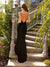 Prom Dresses Formal Long Prom Sequin Dress Black