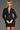 Cocktail Dresses Short Floral Lace Blazer Cocktail Dress Black