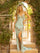 Prom Dresses Long Sequins Fitted High Side Slit Prom Dress Mint