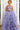 Prom Dresses Formal Long Ball Gown Printed Layered Prom Dress Lilac