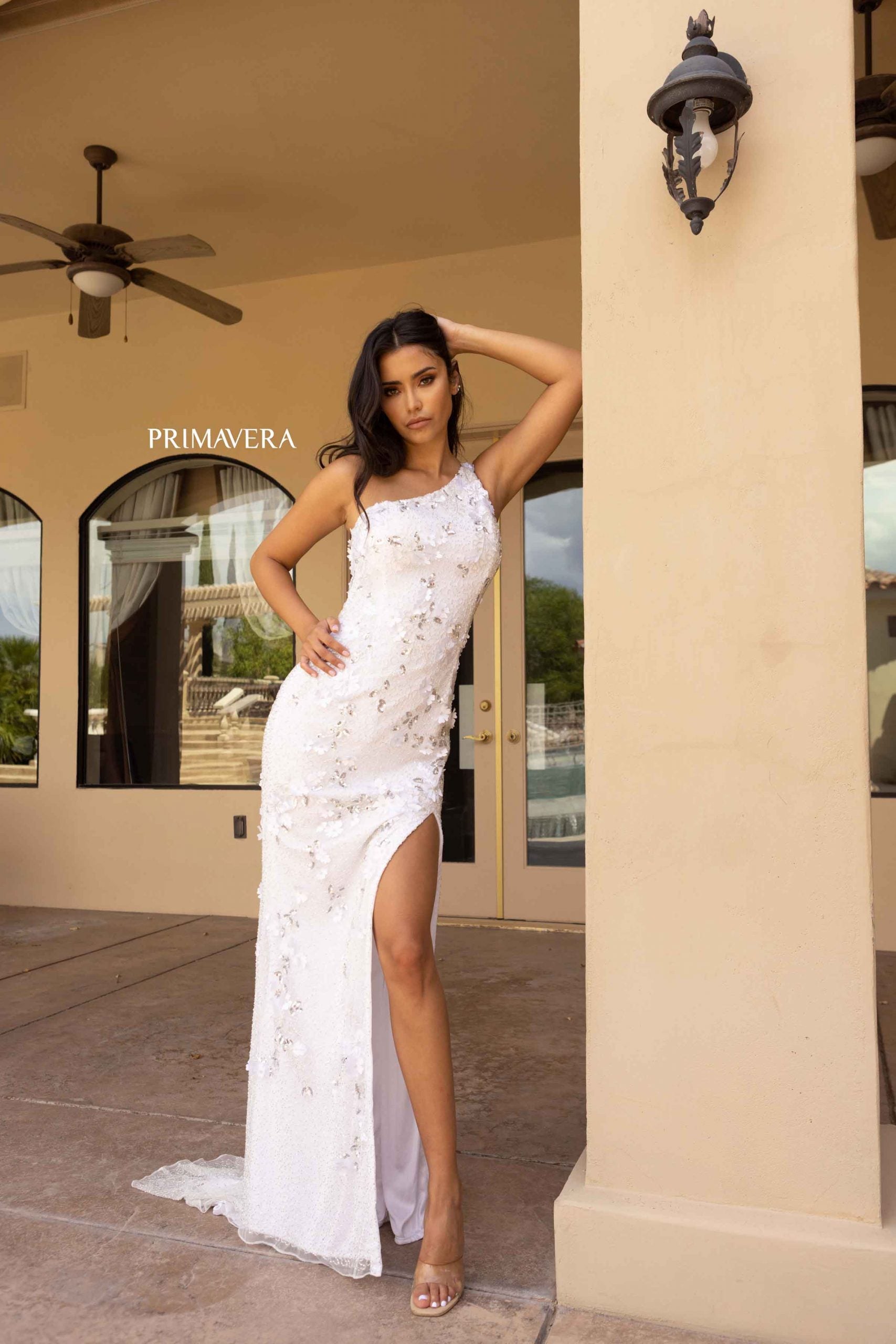 Primavera Couture 3915 Formal Long Fitted Prom Dress