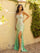 Prom Dresses Ombre Sequins Prom Long Dress Mint