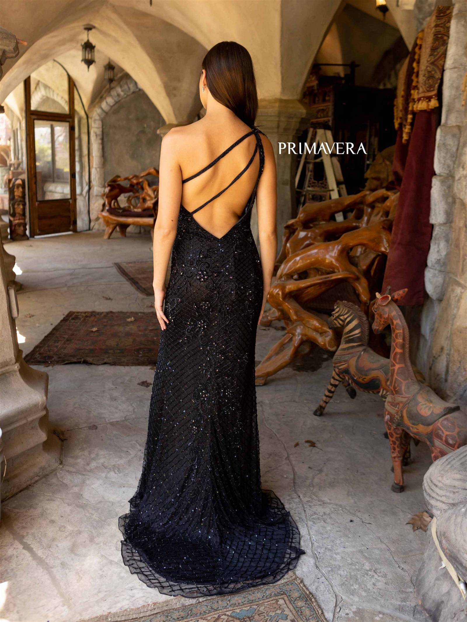 Primavera Couture 3921 Long Prom Formal Evening Dress