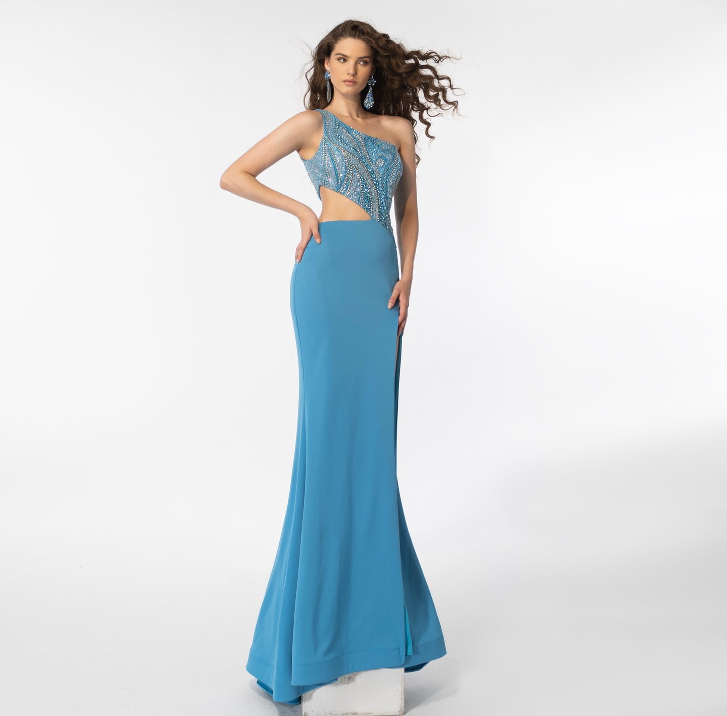 Prom Dresses Long Fitted Prom Dress Turquoise