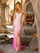 Prom Dresses Long Formal Prom Ombre Sequins Dress Pink Ombre