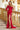 Prom Dresses Glitter Long Prom High Slit Gown Red