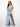 Prom Dresses Glitter Long Prom High Slit Gown Light Blue