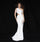 Prom Dresses Prom Two Piece Long Slit Dress White