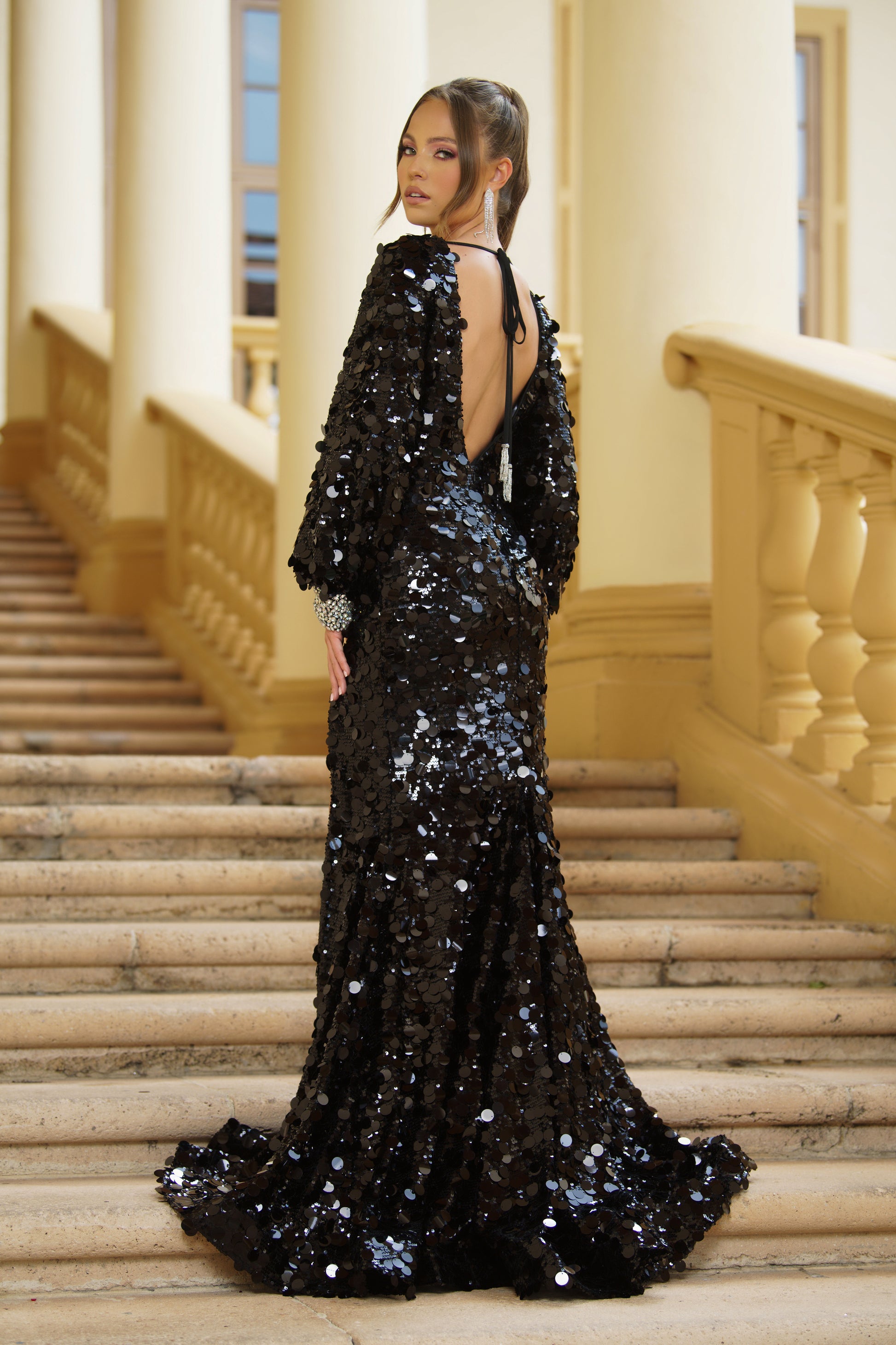 Ava Presley 39256 Long Sleeve Formal Evening Prom Dress